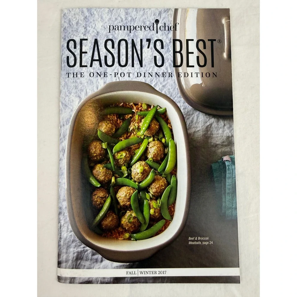 Pampered Chef Seasons Best Recipe Booklets Lot of 5‎ Cookbooks 2015-2020 Mixed
